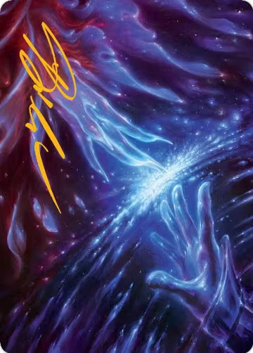 Transcendent Message Art Card (Gold-Stamped Signature) (19), Art Series: March of the Machine — Magic card price