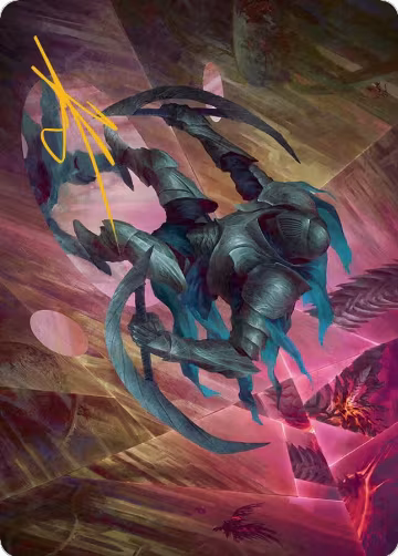 Xerex Strobe-Knight Art Card(Gold-Stamped Signature) (20), Art Series: March of the Machine — Magic card price