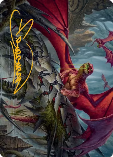 Hoarding Broodlord Art Card (Gold-Stamped Signature) (23) — card price