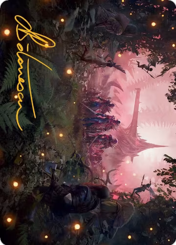 Invasion of Eldraine Art Card (Gold-Stamped Signature) (24), Art Series: March of the Machine — Magic card price