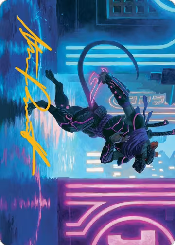 Nezumi Informant Art Card (Gold-Stamped Signature) (27), Art Series: March of the Machine — Magic card price