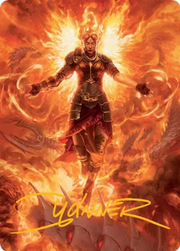 Chandra, Hope's Beacon Art Card (Gold-Stamped Signature) (30) — card price