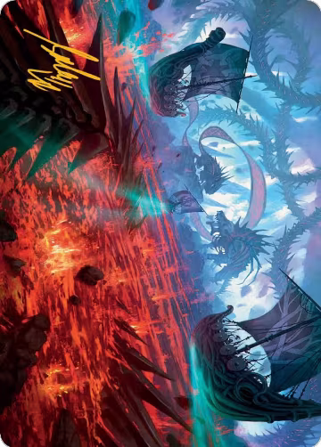 Invasion of Kaldheim Art Card (Gold-Stamped Signature) (33), Art Series: March of the Machine — Magic card price