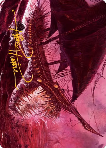 Marauding Dreadship Art Card (Gold-Stamped Signature) (36), Art Series: March of the Machine — Magic card price