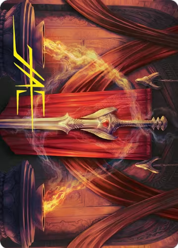 Ramosian Greatsword Art Card (Gold-Stamped Signature) (37), Art Series: March of the Machine — Magic card price