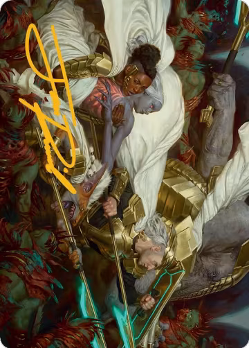 Storm the Seedcore (Gold-Stamped Signature) (41), Art Series: March of the Machine — Magic card price