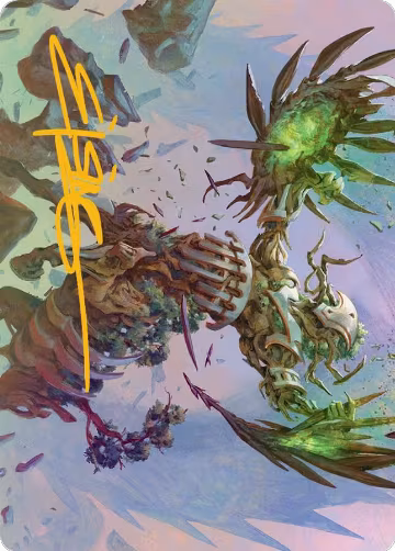 Botanical Brawler Art Card (Gold-Stamped Signature) (43), Art Series: March of the Machine — Magic card price