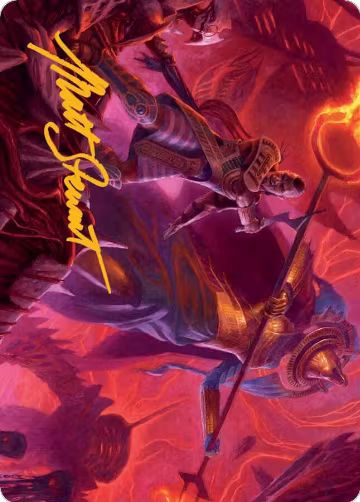 Djeru and Hazoret Art Card (Gold-Stamped Signature) (44), Art Series: March of the Machine — Magic card price