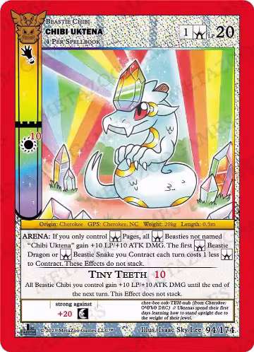 Chibi Uktena (94/174), Native: First Edition — MetaZoo card price