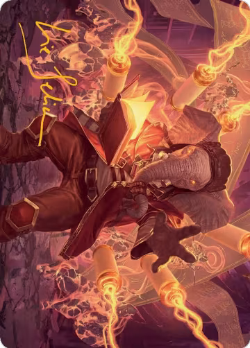 Quintorius, Loremaster Art Card (52/81) (Gold-Stamped Signature) (52), Art Series: March of the Machine — Magic card price