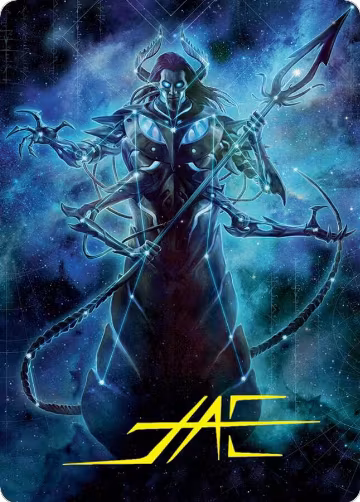 Heliod, the Warped Eclipse Art Card (Gold-Stamped Signature) (60), Art Series: March of the Machine — Magic card price