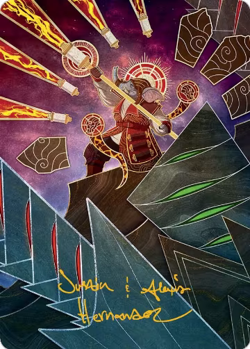 Quintorius, Loremaster Art Card (63/81) (Gold-Stamped Signature) (63), Art Series: March of the Machine — Magic card price