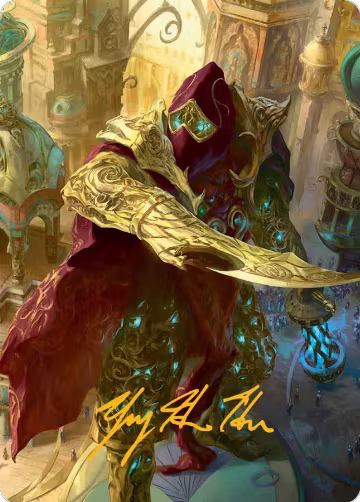 Baral, Chief of Compliance Art Card (Gold-Stamped Signature) (68), Art Series: March of the Machine — Magic card price