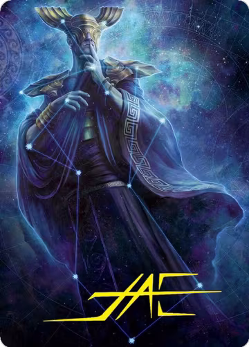 Atris, Oracle of Half-Truths Art Card (Gold-Stamped Signature) (78), Art Series: March of the Machine — Magic card price