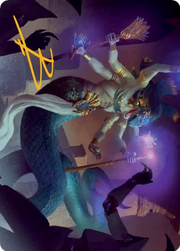 Imoti, Celebrant of Bounty Art Card (Gold-Stamped Signature) (79), Art Series: March of the Machine — Magic card price