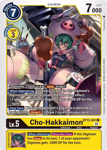 Cho-Hakkaimon (BT12-041 C), Across Time — Digimon card price