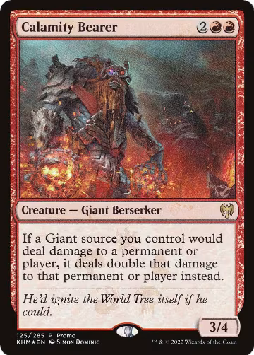 Calamity Bearer (125), Media Promos — Magic card price