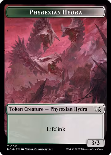 Phyrexian Hydra Token (0012) (12), March of the Machine — Magic card price