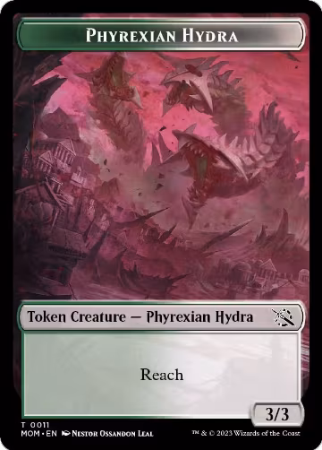 Phyrexian Hydra Token (0011) (11), March of the Machine — Magic card price