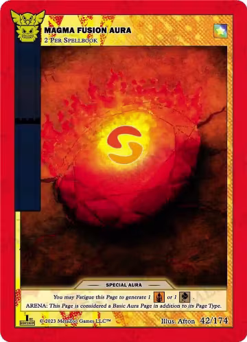 Magma Fusion Aura (42/174) — card price