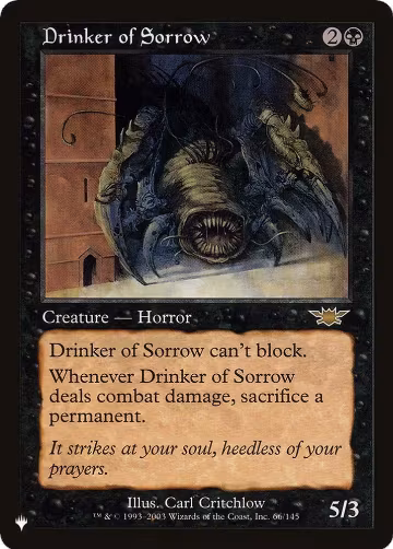 Drinker of Sorrow (66/145), The List Reprints — Magic card price
