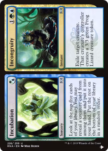 Incubation // Incongruity (226/259), The List Reprints — Magic card price