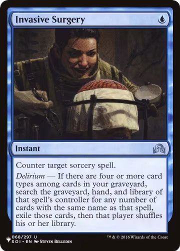 Invasive Surgery (068/297), The List Reprints — Magic card price