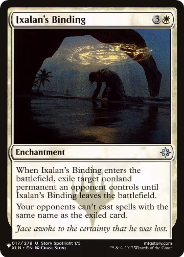 Ixalan's Binding (017/279), The List Reprints — Magic card price