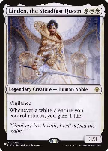 Linden, the Steadfast Queen (020/269), The List Reprints — Magic card price
