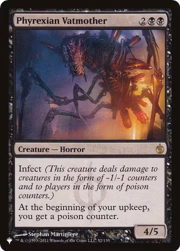 Phyrexian Vatmother (52/155), The List Reprints — Magic card price