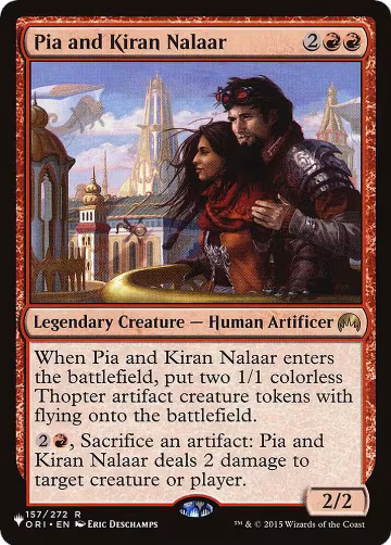 Pia and Kiran Nalaar (157/272), The List Reprints — Magic card price