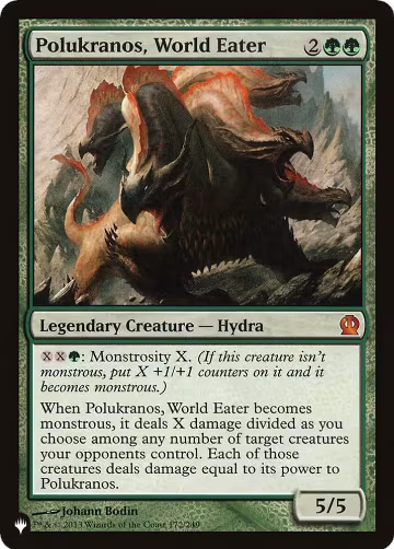 Polukranos, World Eater (172/249), The List Reprints — Magic card price