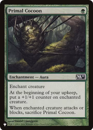 Primal Cocoon (191/249), The List Reprints — Magic card price