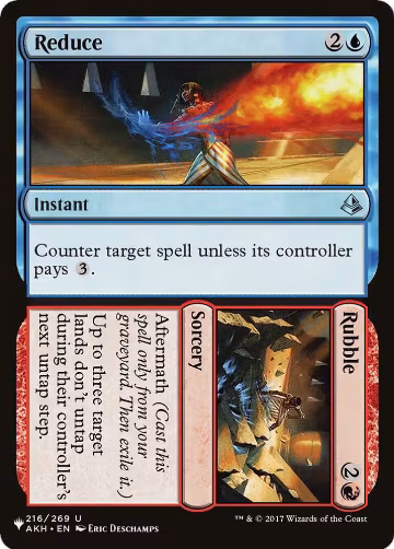 Reduce // Rubble (216/269), The List Reprints — Magic card price