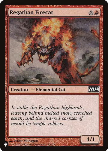 Regathan Firecat (150/249), The List Reprints — Magic card price