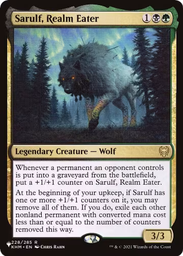 Sarulf, Realm Eater (228/285), The List Reprints — Magic card price