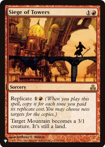 Siege of Towers (76/165), The List Reprints — Magic card price