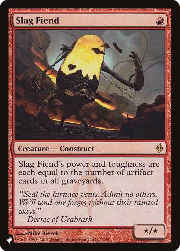 Slag Fiend (95/175), The List Reprints — Magic card price