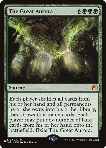 The Great Aurora (179/272), The List Reprints — Magic card price