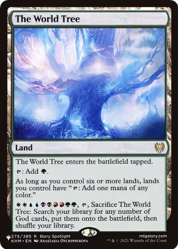 The World Tree (275/285), The List Reprints — Magic card price