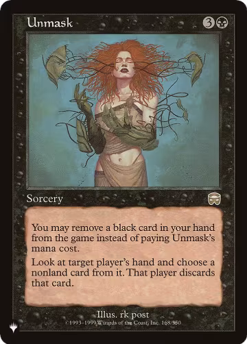 Unmask (168/350), The List Reprints — Magic card price