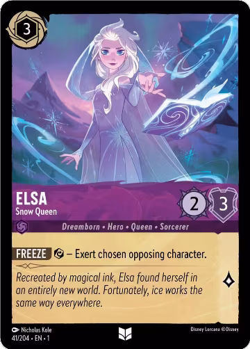 Elsa - Snow Queen (41/204), The First Chapter — Lorcana card price