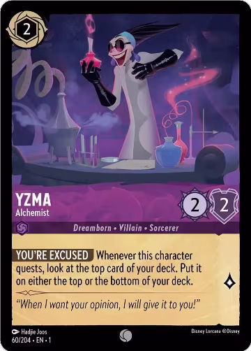 Yzma - Alchemist (60/204), The First Chapter — Lorcana card price