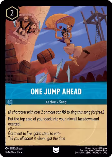 One Jump Ahead (164/204), The First Chapter — Lorcana card price