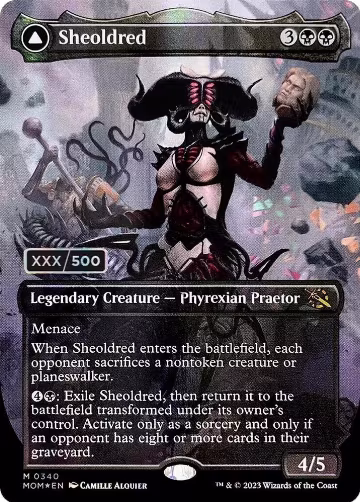 Sheoldred (Serial Numbered) (340), March of the Machine — Magic card price