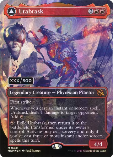 Urabrask (Serial Numbered) (341), March of the Machine — Magic card price