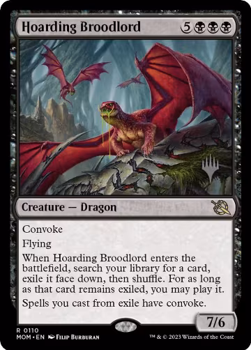 Hoarding Broodlord (110), Promo Pack: March of the Machine — Magic card price