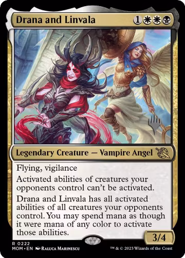 Drana and Linvala (222), Promo Pack: March of the Machine — Magic card price