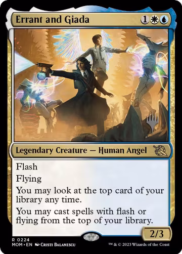 Errant and Giada (224), Promo Pack: March of the Machine — Magic card price