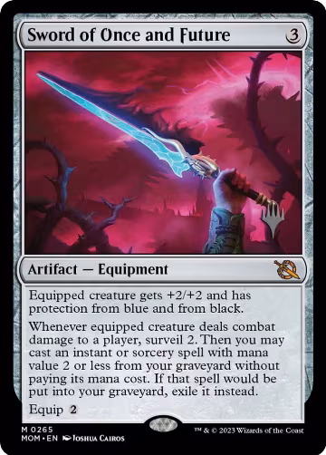 Sword of Once and Future (265), Promo Pack: March of the Machine — Magic card price